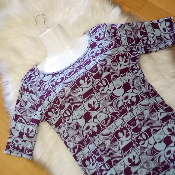 LulaRoe Disney Evil Queen & Apple Julia Dress - Picture 11 of 13